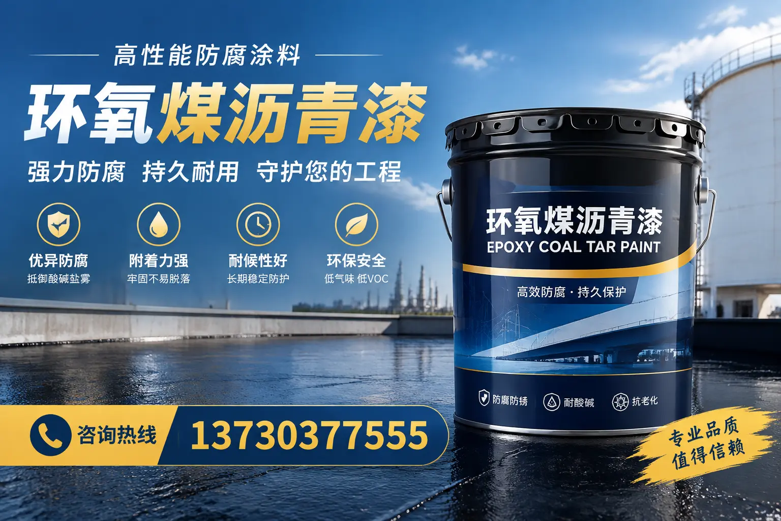 环氧煤沥青漆的耐久性分析，适合宿迁的使用场景