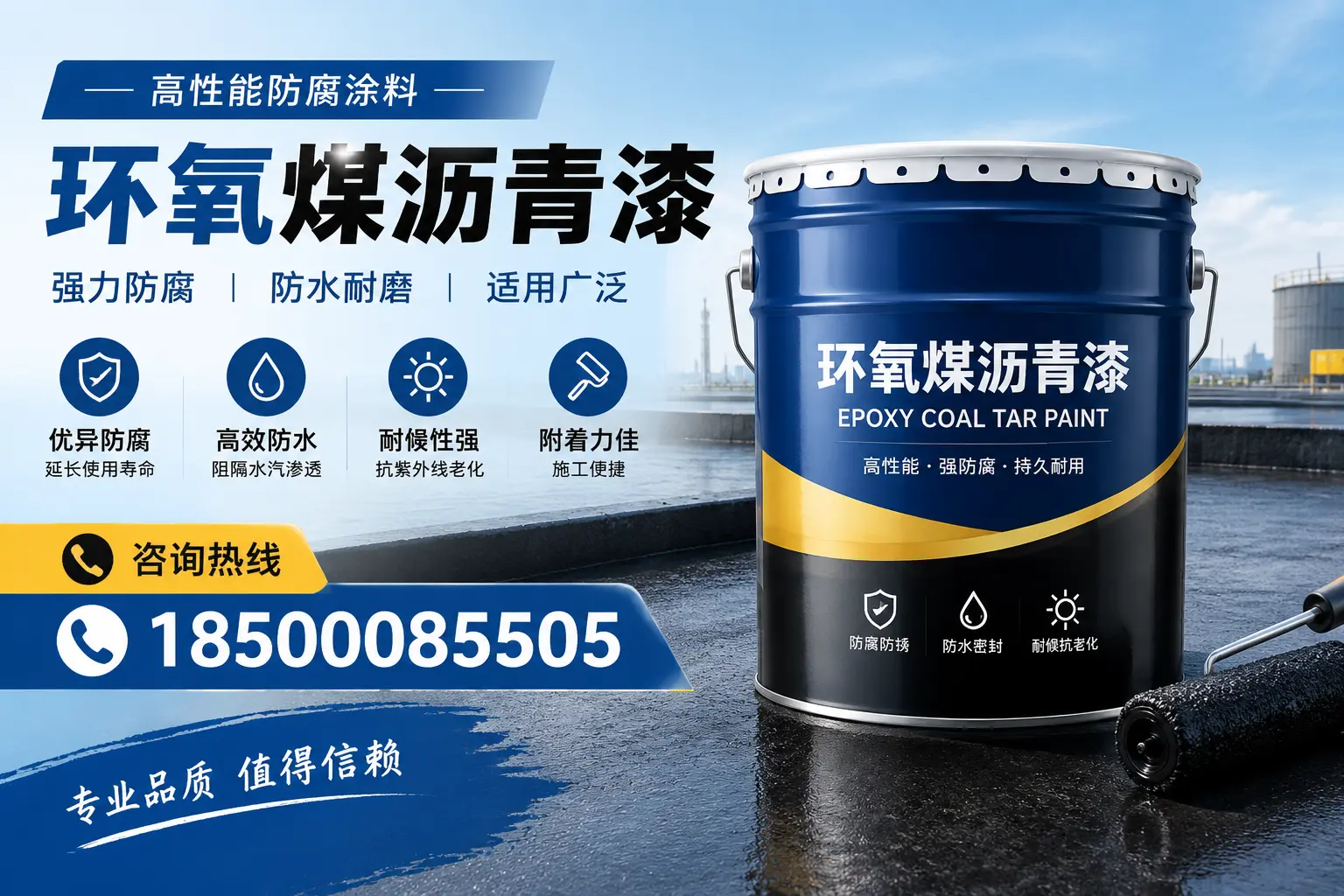 环氧煤沥青漆的主要成分与功能，宿迁用户深度了解