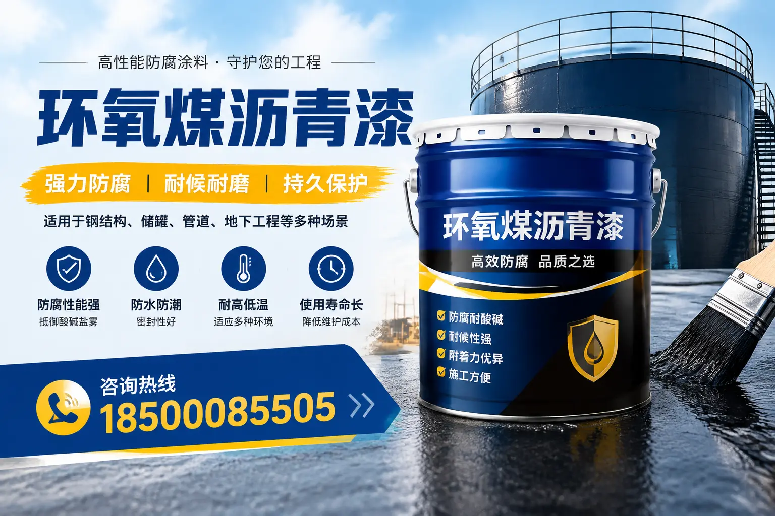 环氧煤沥青漆在工业中的应用，宿迁企业的选择